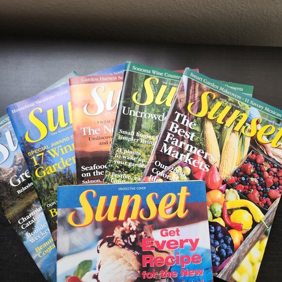 1 Vintage Sunset Magazine Picked at RANDOM Cookbook Reading Supplies Coffee Tabl - Picture 2 of 5